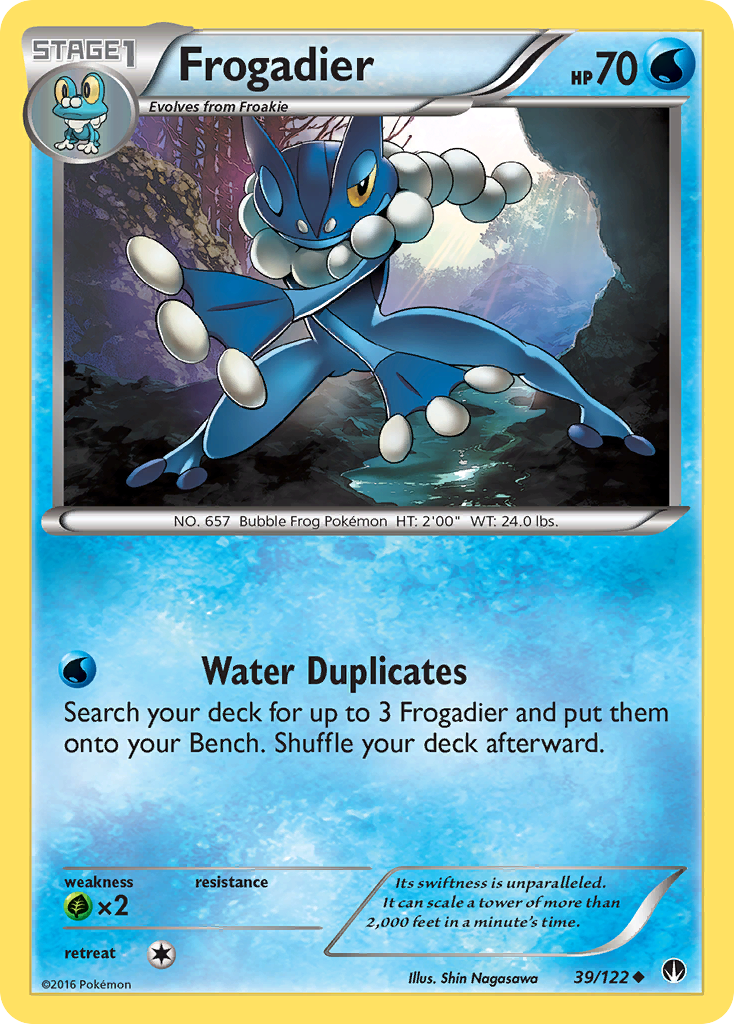 Frogadier (39/122) - BREAKpoint Pokémon Card