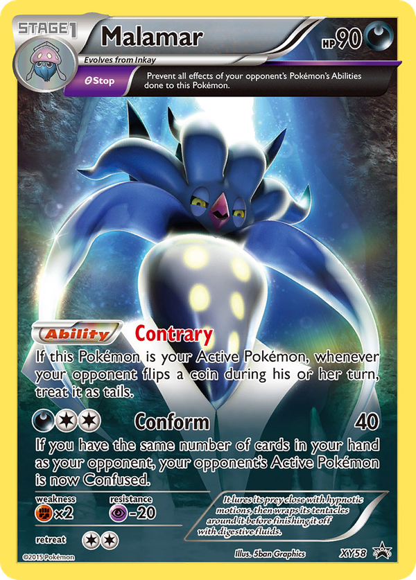 Malamar (XY58) - XY Black Star Promos