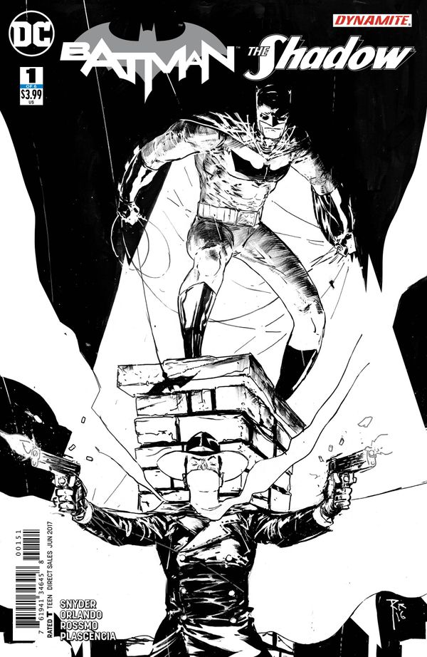 Batman/Shadow #1 (Coloring Book Variant Cover)