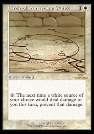 Circle of Protection: White (Magic 30th Anniversary Edition - Old Frame ...