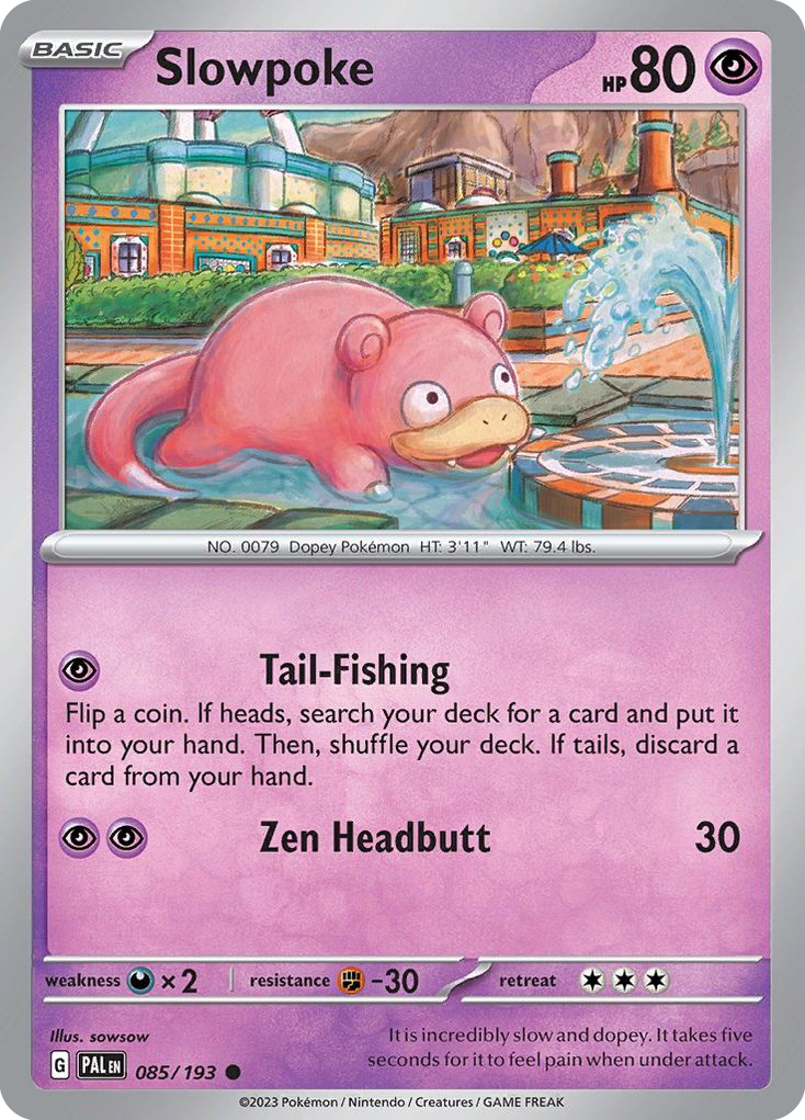 Slowpoke (85/193) - Paldea Evolved Pokémon Card