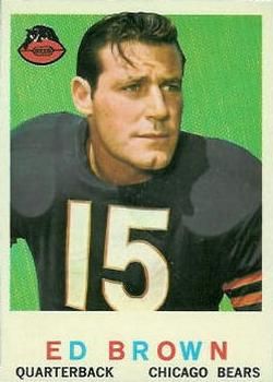Ed Brown 1959 Topps #137 Sports Card