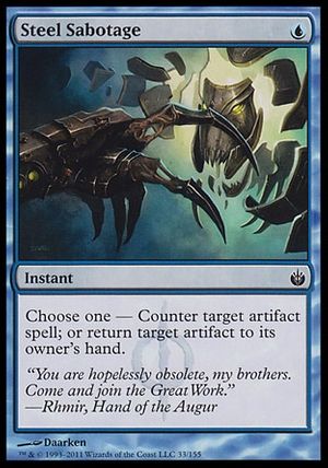 Steel Sabotage (Mirrodin Besieged)