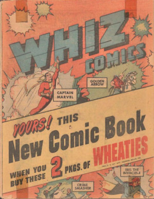  Whiz Comics [Wheaties Miniature Edition]  #nn