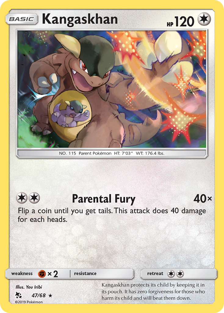 Kangaskhan (47/68) - Hidden Fates Pokémon Card