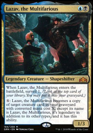 Lazav, the Multifarious (Guilds of Ravnica) Trading Card