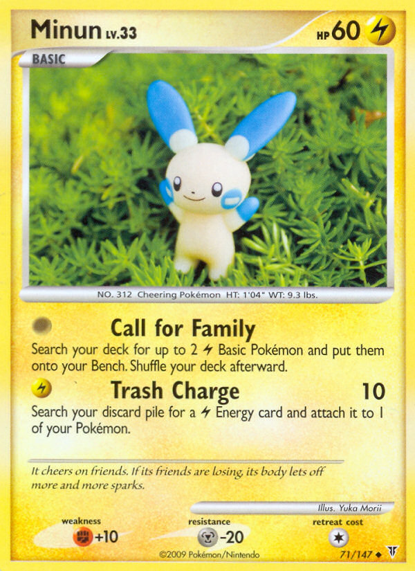 Minun (71/147) - Supreme Victors Pokémon Card