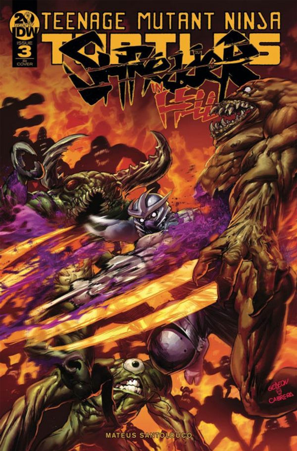 Teenage Mutant Ninja Turtles: Shredder in Hell #3 (10 Copy Cover Gedeon)