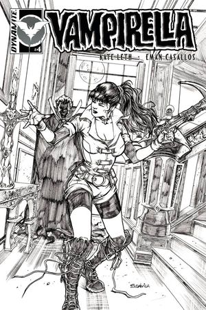 Vampirella #4 (Cover C 10 Copy Davila B&w Inc)