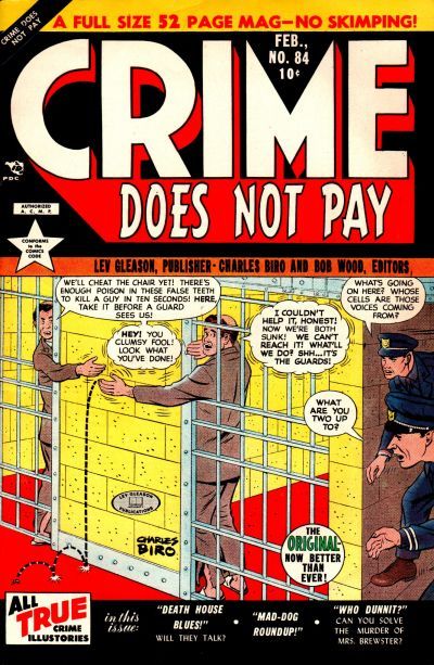 Crime Does Not Pay #84 Comic