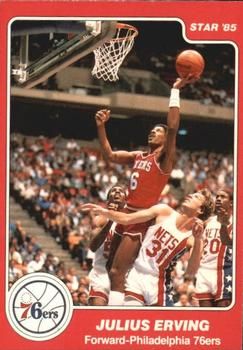 Julius Erving 1984 Star #204 Sports Card