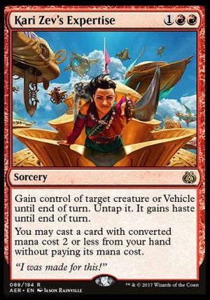 Kari Zev's Expertise (Aether Revolt)