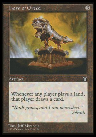 Horn of Greed (Stronghold) Trading Card