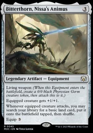 Bitterthorn, Nissa's Animus (March of the Machine Commander Decks)