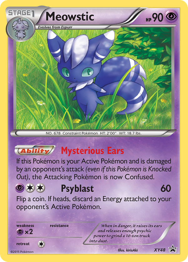 Meowstic (XY48) - XY Black Star Promos