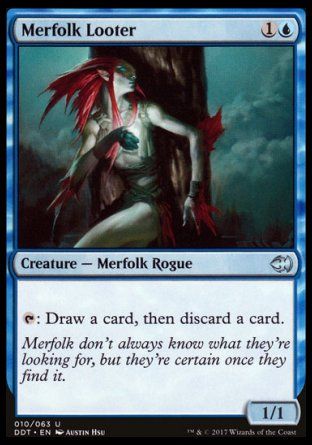 Merfolk Looter (Merfolks vs. Goblins) Trading Card