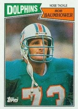 Bob Baumhower 1987 Topps #247 Sports Card