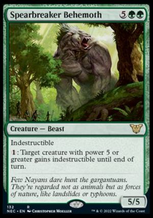 Spearbreaker Behemoth (Kamigawa Neon Dynasty Commander Decks)