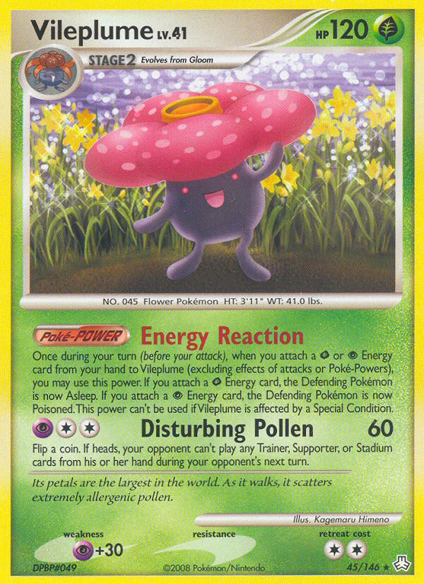 Vileplume (45/146) - Legends Awakened Pokémon Card