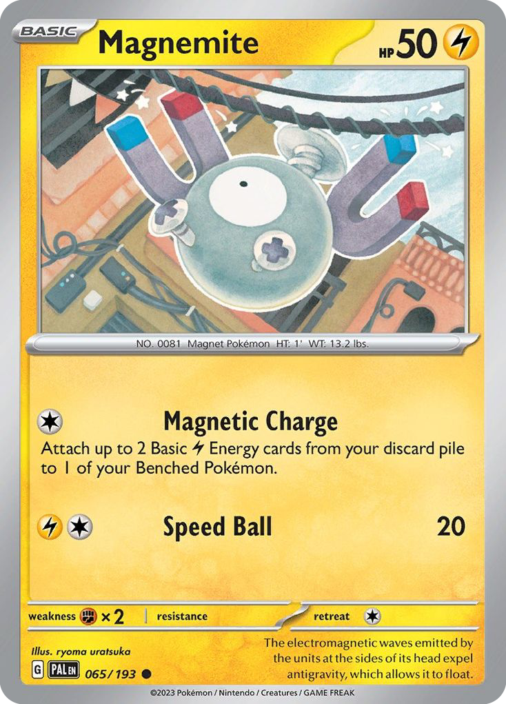 Magnemite (65/193) - Paldea Evolved Pokémon Card