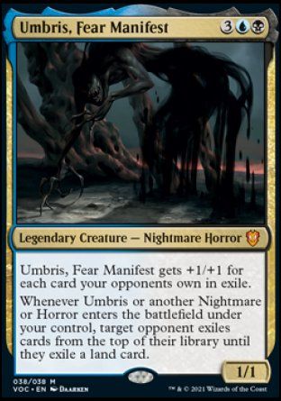 Umbris, Fear Manifest (Innistrad Crimson Vow Commander Decks) Trading Card