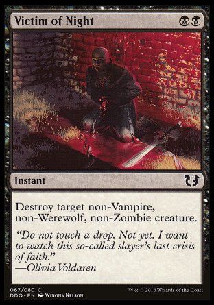 Victim of Night (Blessed vs. Cursed) Trading Card