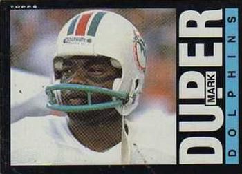 Mark Duper 1985 Topps #310 Sports Card