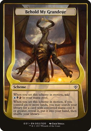 Behold My Grandeur (Archenemy: Nicol Bolas) Trading Card