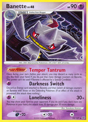 Banette (19/127) - Platinum