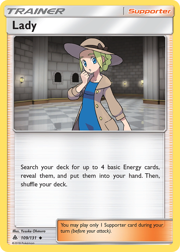 Lady (Trainer: Supporter) (109/131) - Forbidden Light Pokémon Card