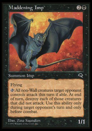 Maddening Imp (Tempest) Trading Card