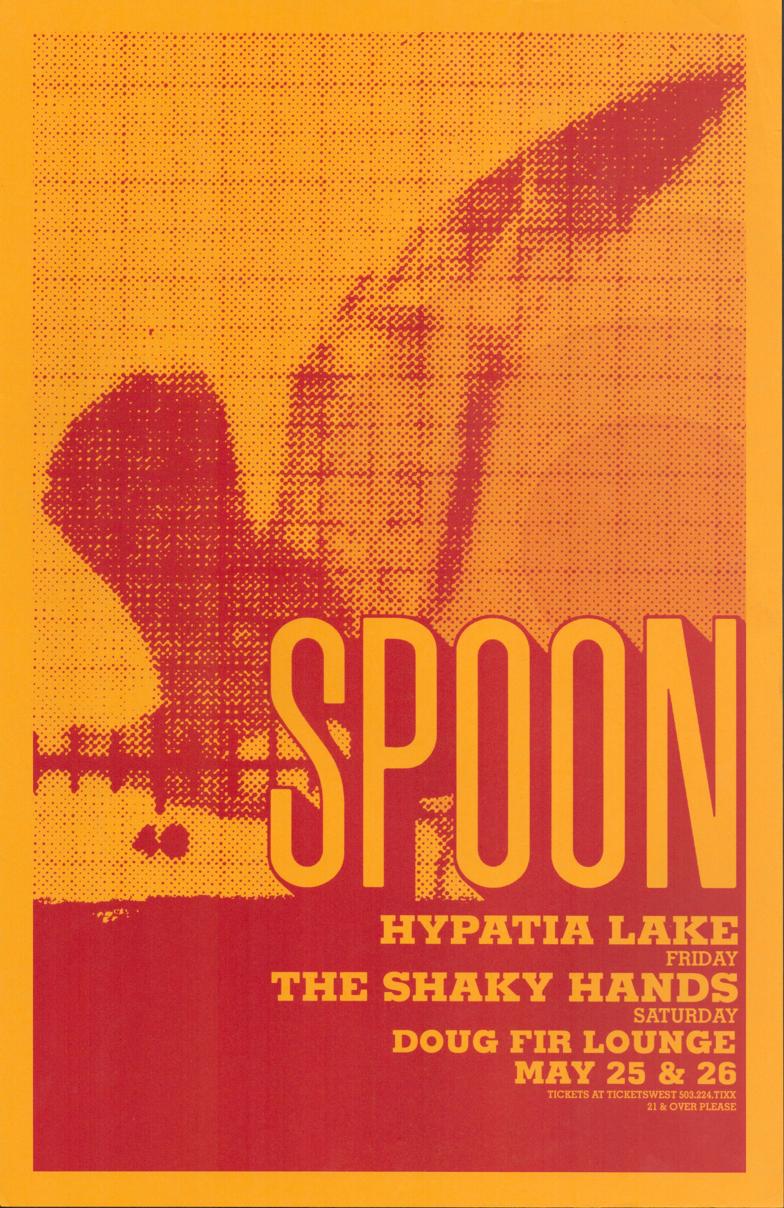 MXP-143.6 Spoon Doug Fir 2007 Concert Poster