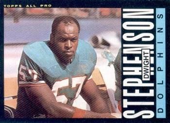 Dwight Stephenson 1985 Topps #318 Sports Card