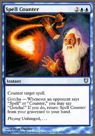 Spell Counter (Unhinged) Trading Card