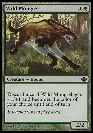 Wild Mongrel (Garruk vs. Liliana) Trading Card