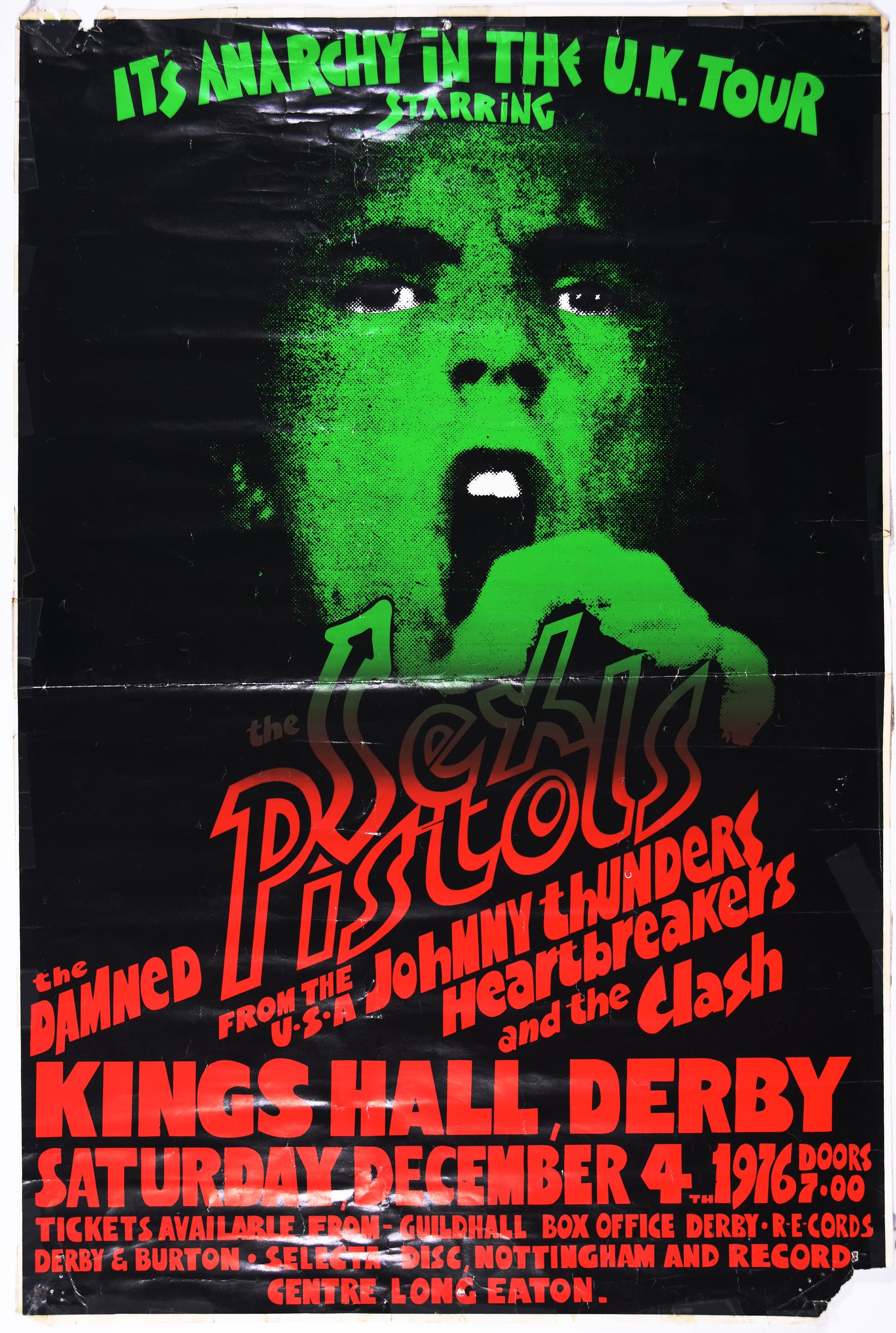 Sex Pistols The Clash At Kings Hall 1976 Value Gocollect