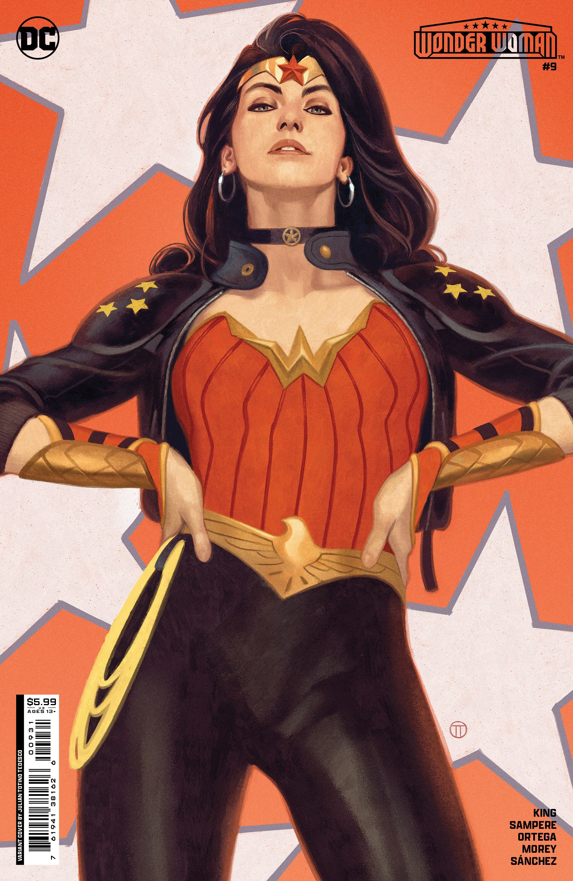 Wonder Woman #9 (Cvr B Julian Totino Tedesco Card Stock Variant) Comic