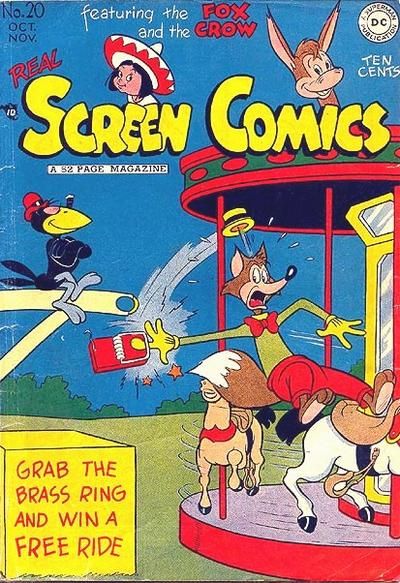 Real Screen Comics #20 Comic