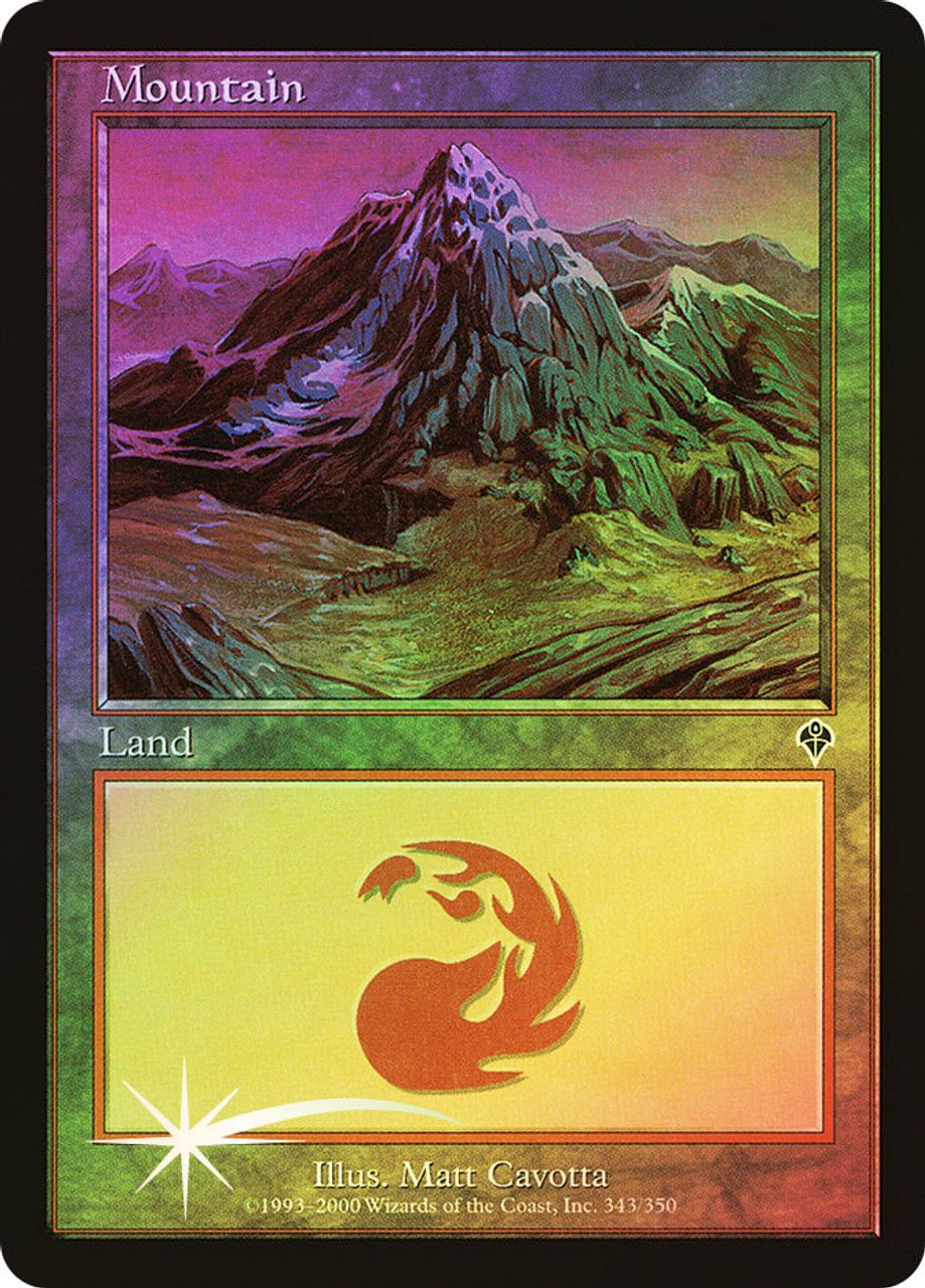 Mountain (Invasion - Foil) Trading Card