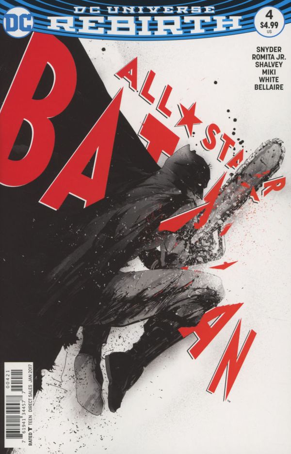 All Star Batman #4 (Jock Variant Cover)