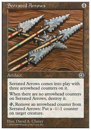 Serrated Arrows (Anthologies) Trading Card