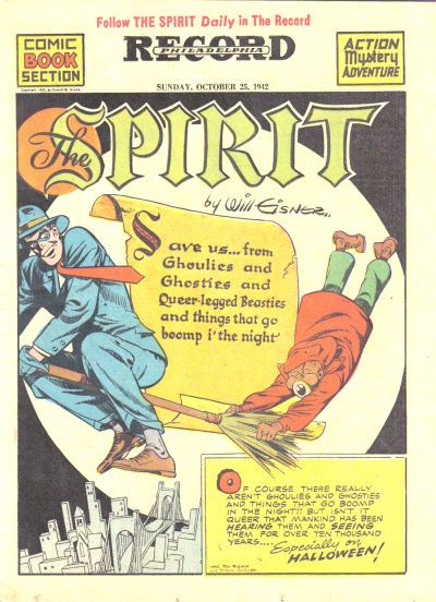 Spirit Section #10/25/1942 Comic