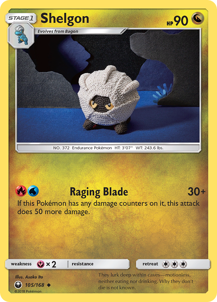 Shelgon (105/168) - Celestial Storm Pokémon Card