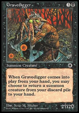 Gravedigger (Portal) Trading Card