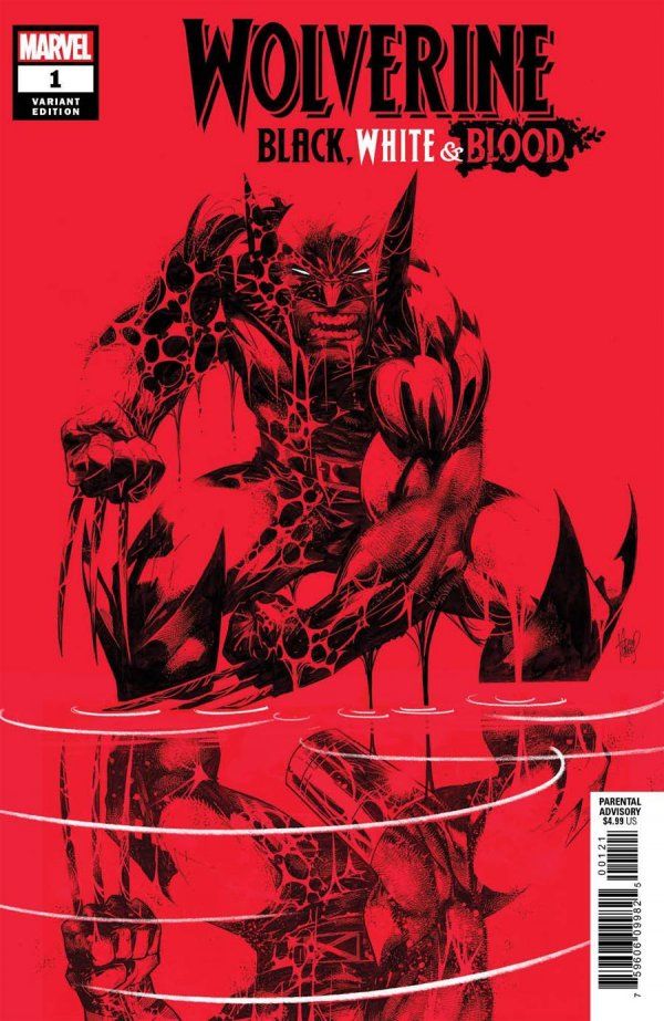 Wolverine: Black White & Blood #1 (Kubert Variant)