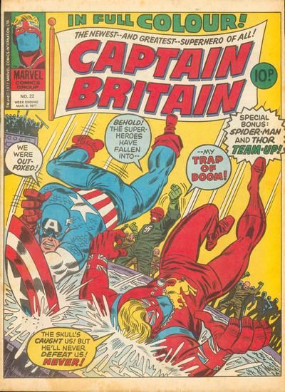 Captain Britain #22 Comic