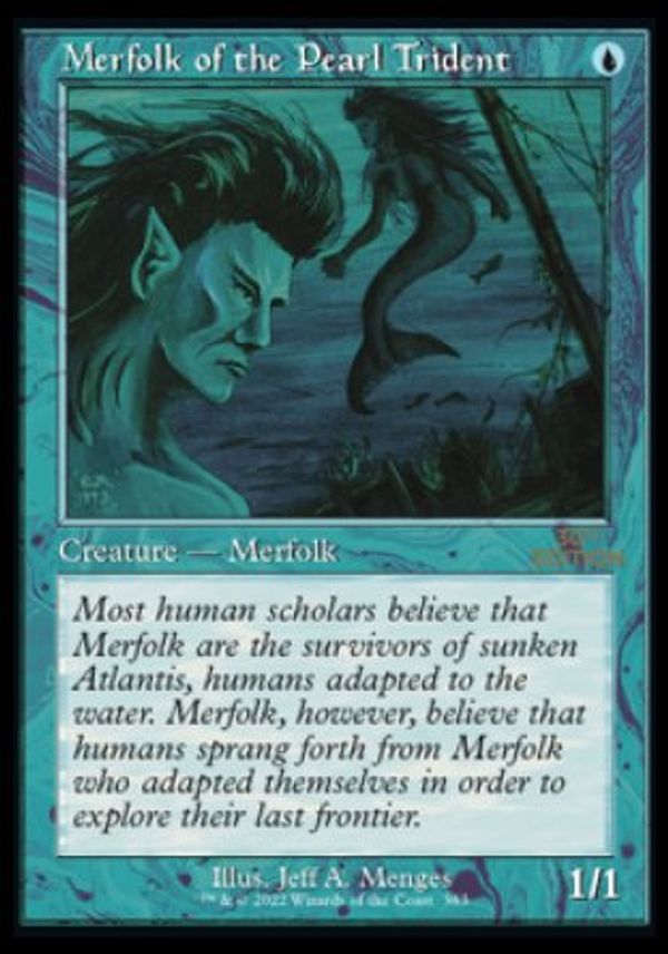 Merfolk of the Pearl Trident (Magic 30th Anniversary Edition - Old Frame)