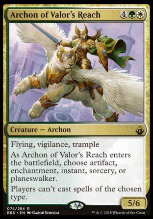 Archon of Valor's Reach (Battlebond) Trading Card