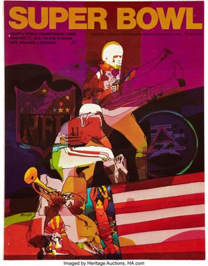 Super Bowl IV Game Program #4