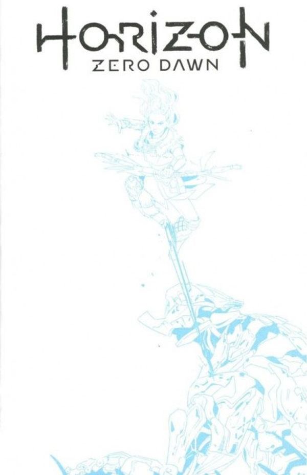 Horizon: Zero Dawn #1 (Cover F Blue Line Sketch)
